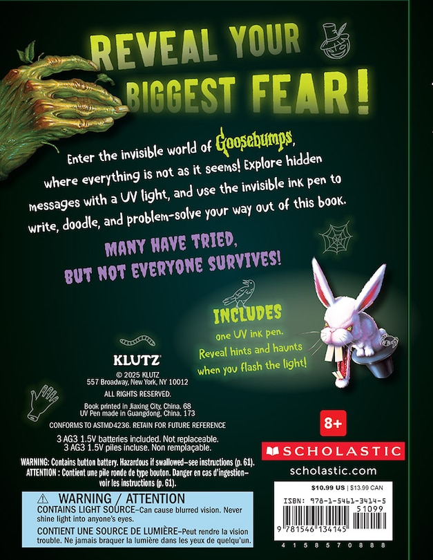 Back cover_Goosebumps Haunted Ink Activity Book