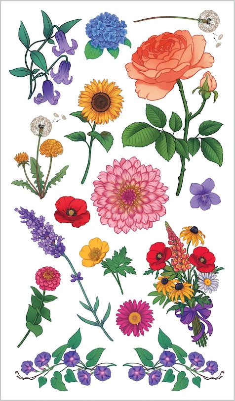 Sample content_Gorgeous Garden of Tattoo Flowers