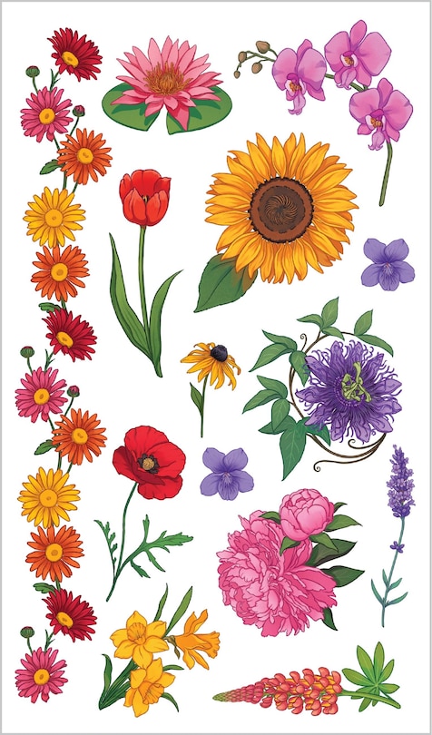 Sample content 2_Gorgeous Garden of Tattoo Flowers