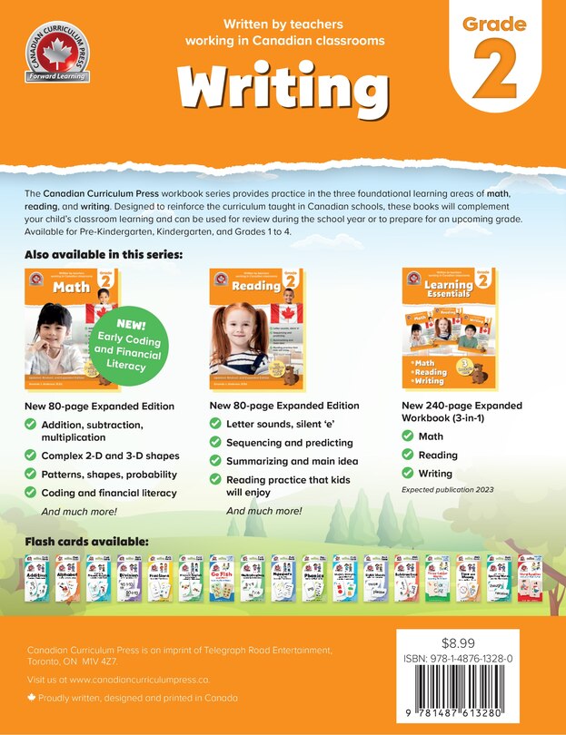 Back cover_Grade 2 Writing Workbook - 80-page Expanded Edition