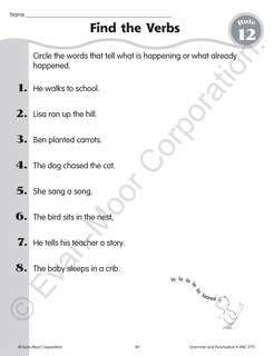 Sample content 5_Grammar & Punctuation, Grade 1 Teacher Resource