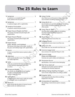 Sample content_Grammar & Punctuation, Grade 2 Teacher Resource