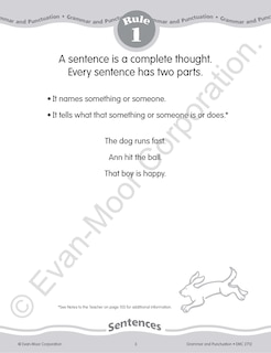 Sample content 2_Grammar & Punctuation, Grade 2 Teacher Resource