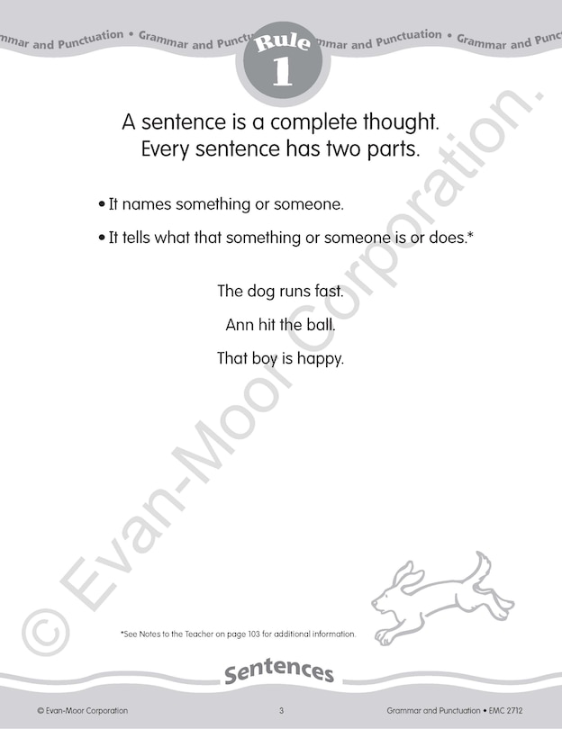 Sample content 2_Grammar & Punctuation, Grade 2 Teacher Resource