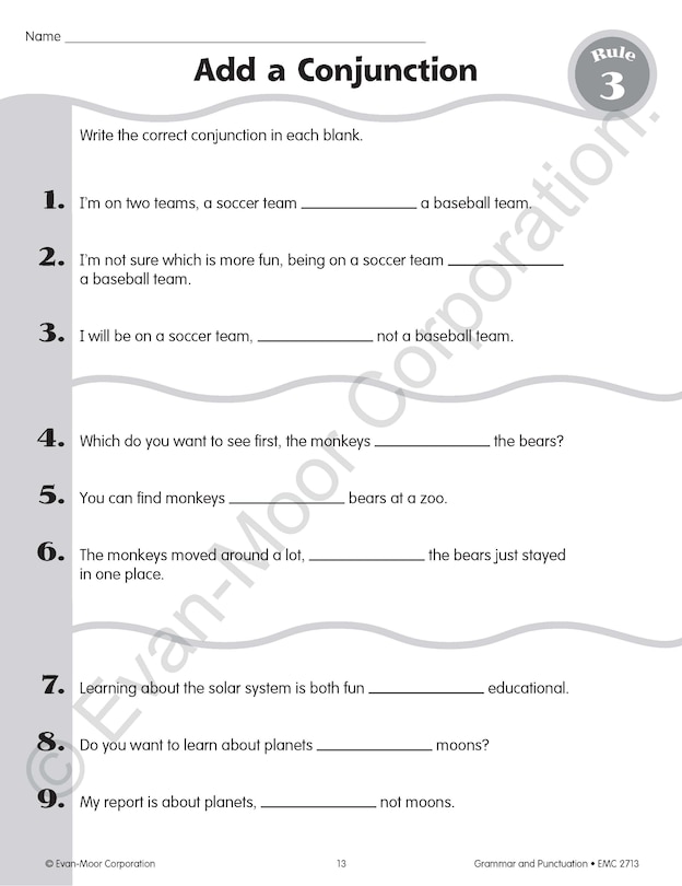 Sample content 3_Grammar & Punctuation, Grade 3 Teacher Resource