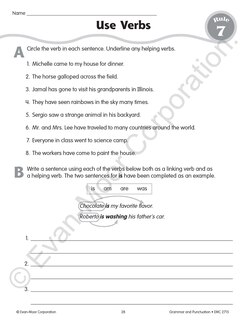 Sample content 3_Grammar & Punctuation, Grade 5 Teacher Resource