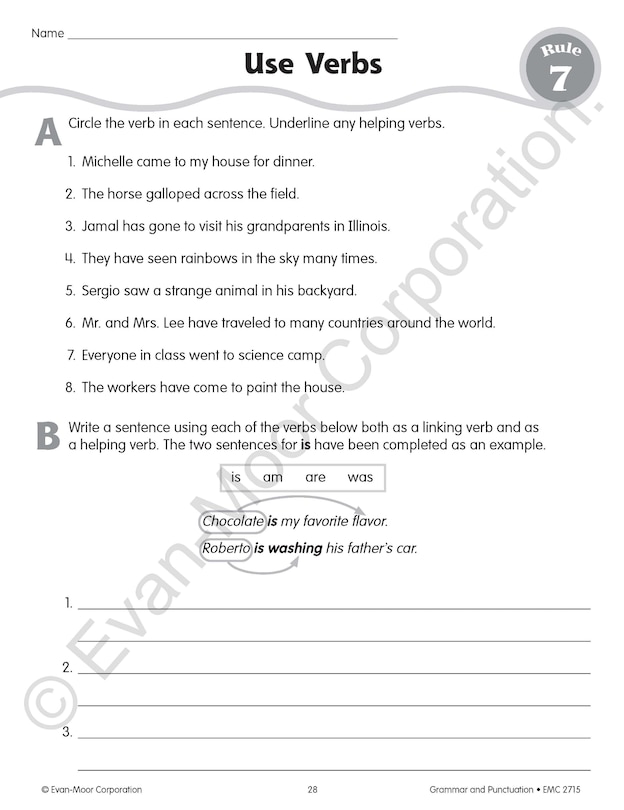 Sample content 3_Grammar & Punctuation, Grade 5 Teacher Resource