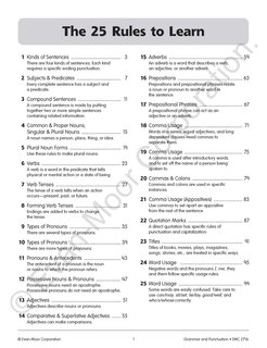 Sample content_Grammar & Punctuation, Grade 6 Teacher Resource