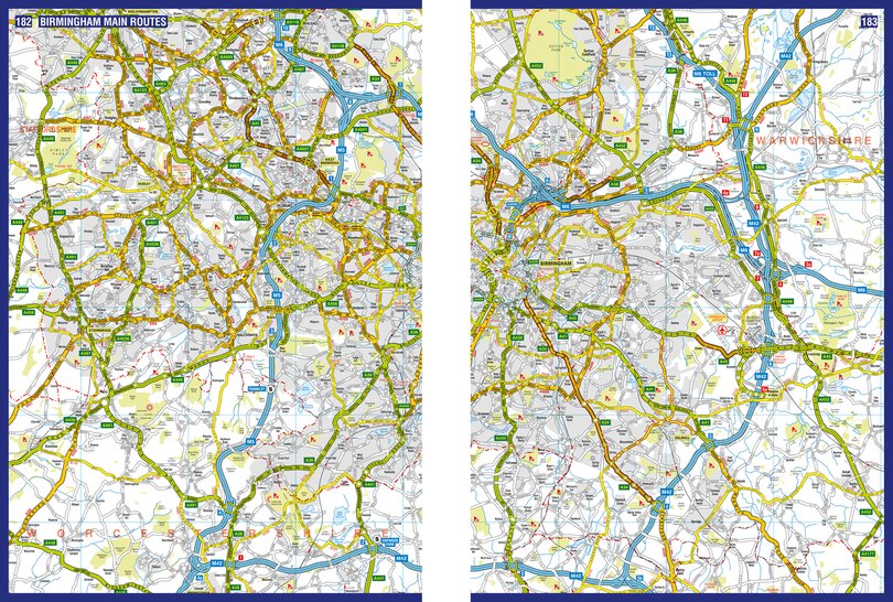 Sample content 2_Great Britain A-z Road Atlas 2022 (a4 Spiral)