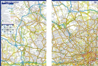 Aper&ccedil;u du contenu 2_Great Britain A-Z Road Atlas 2025 (A4 Spiral)