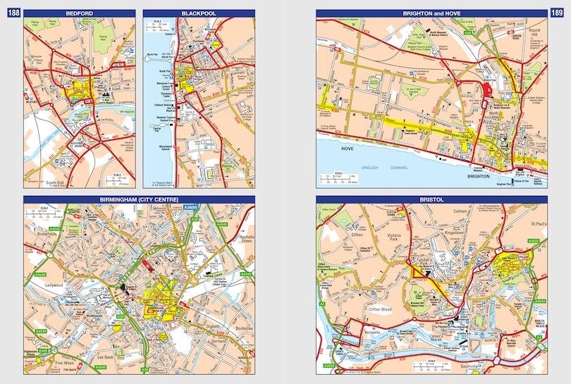 Aper&ccedil;u du contenu 3_Great Britain A-Z Road Atlas 2025 (A4 Spiral)