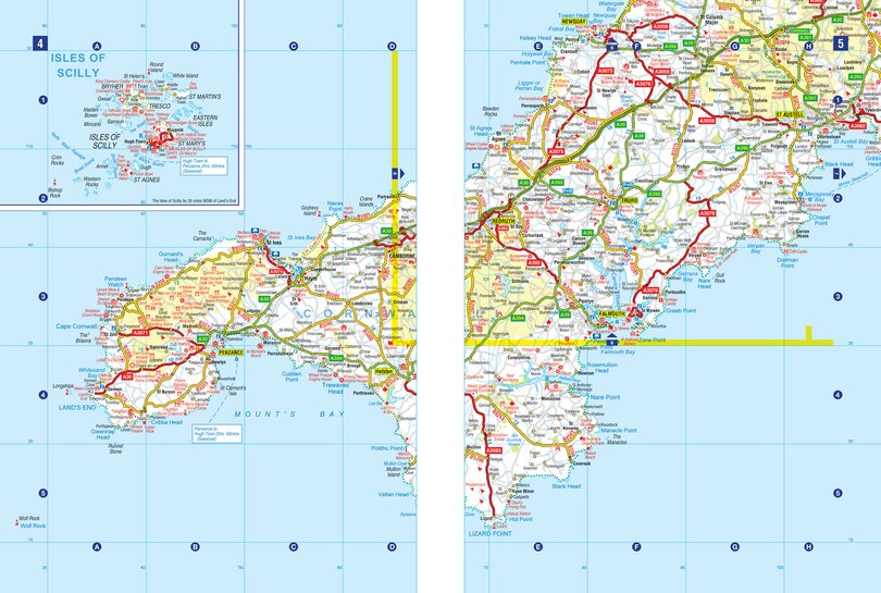 Sample content_Great Britain A-Z Road Atlas 2026 (A4 Spiral)
