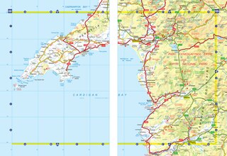 Aperçu du contenu 2_Great Britain A-Z Super Scale Road Atlas 2026 (A3 Spiral): Easy to read map of Great Britain in A3 size with spiral binding