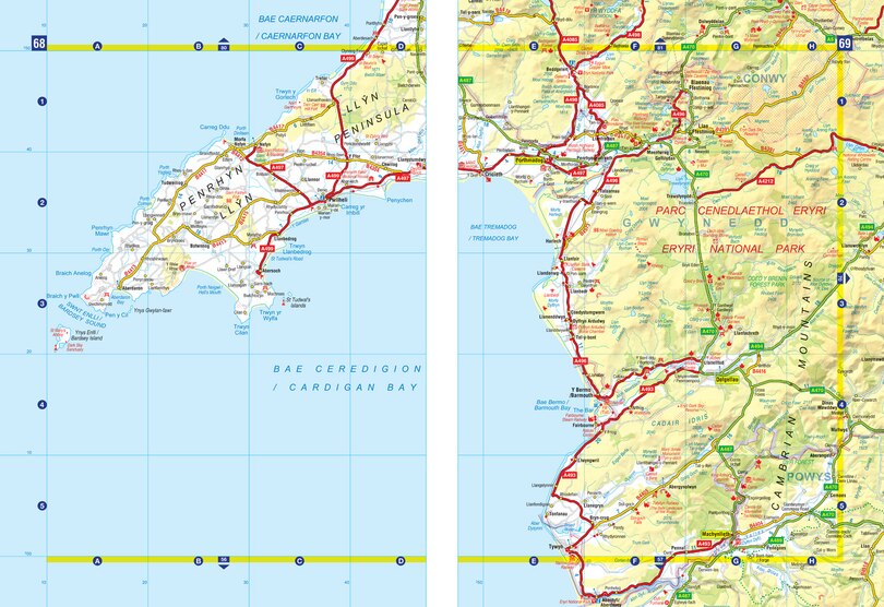 Aperçu du contenu 2_Great Britain A-Z Super Scale Road Atlas 2027 (A3 Spiral)