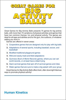 Back cover_Great Games for Big Activity Balls
