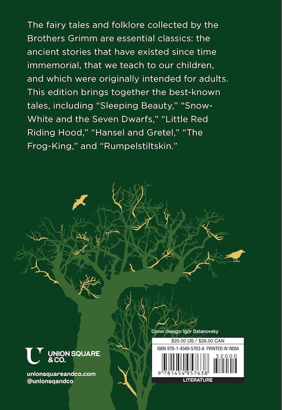 Couverture arrière_Grimm’s Fairy Tales (Special Edition)
