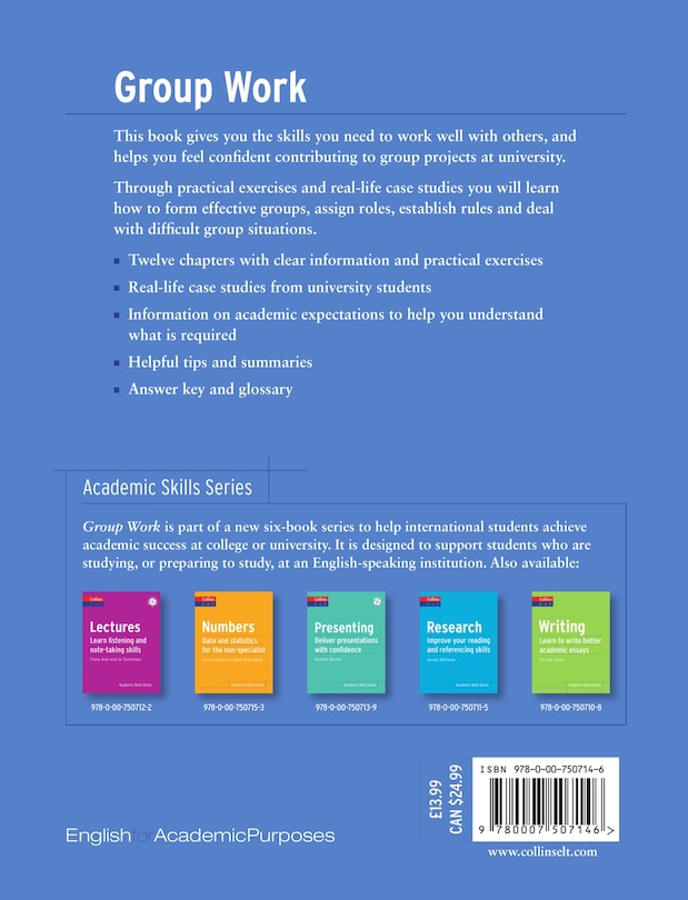 Back cover_Group Work: B2+ (Collins Academic Skills )