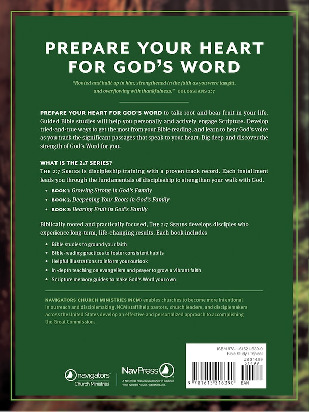 Back cover_Growing Strong In God's Family