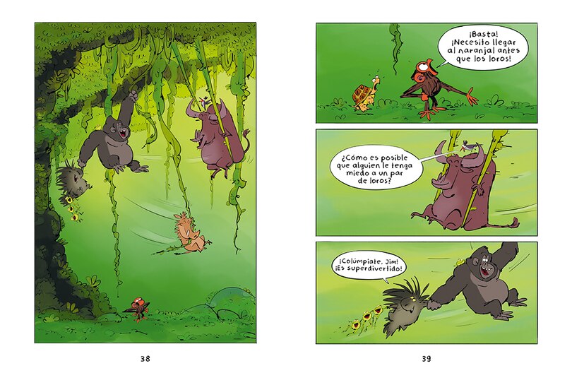 Aper&ccedil;u du contenu 3_Gru&ntilde;&oacute;n reci&eacute;n exprimido / Grumpy Monkey. Freshly Squeezed: A Graphic Novel Chapter Book