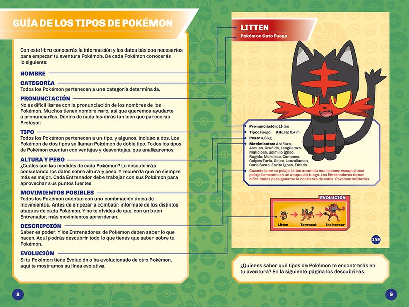 Sample content_Gu&iacute;a De Los Pok&eacute;mon De Alola / Pok&eacute;mon: Alola Region Handbook
