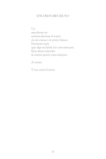 Sample content_Guardé el anochecer en el cajón / I Put Away the Evening Inside a Drawer