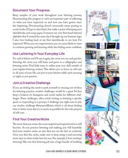 Aper&ccedil;u du contenu_Hand Lettering For Self-care