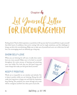 Aper&ccedil;u du contenu 4_Hand Lettering For Self-care