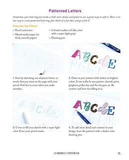 Aper&ccedil;u du contenu 5_Hand Lettering For Self-care