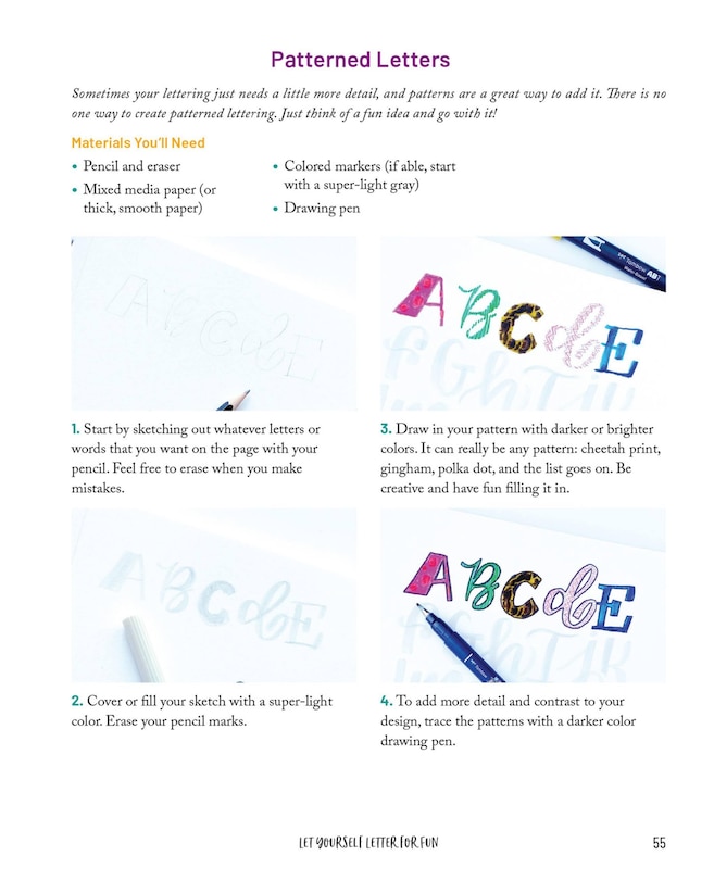 Aper&ccedil;u du contenu 5_Hand Lettering For Self-care