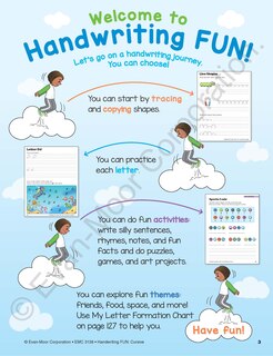 Sample content_Handwriting FUN! Cursive, Grade K - 6 Workbook
