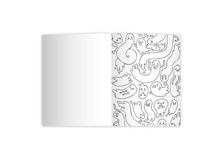 Aper&ccedil;u du contenu 2_Happy Halloween Colouring Book