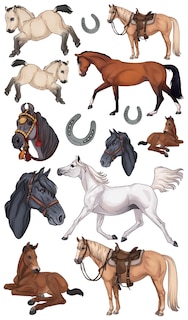 Sample content 4_Happy Herd of Tattoo Horses & Ponies