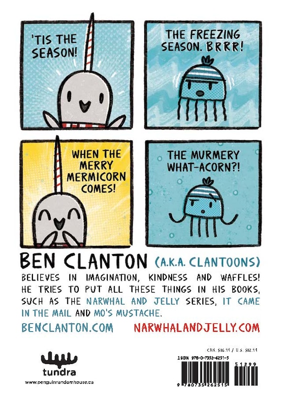 Back cover_Happy Narwhalidays (a Narwhal And Jelly Book #5)