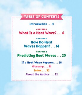 Table of contents_Heat Waves (Learn About: Wild Weather)