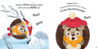 Aper&ccedil;u du contenu_Hedgehog's Home for Winter Paperback Book