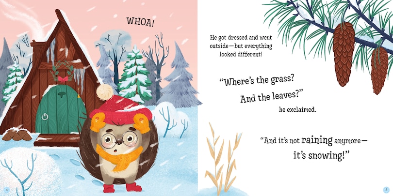 Aper&ccedil;u du contenu 2_Hedgehog's Home for Winter Paperback Book