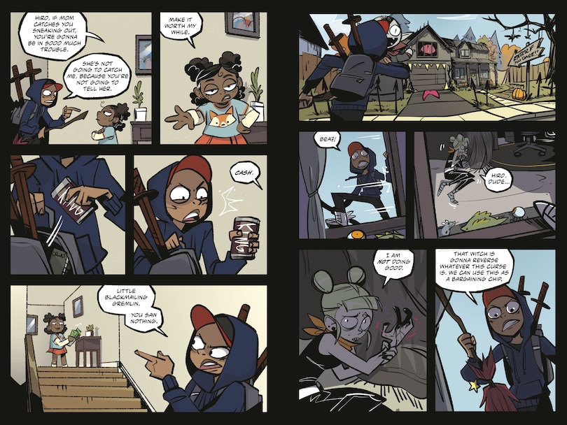Sample content 2_Hellaween: Spellbent: A Graphic Novel