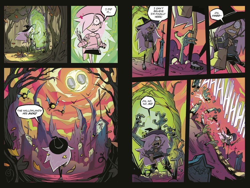 Sample content 4_Hellaween: Spellbent: A Graphic Novel