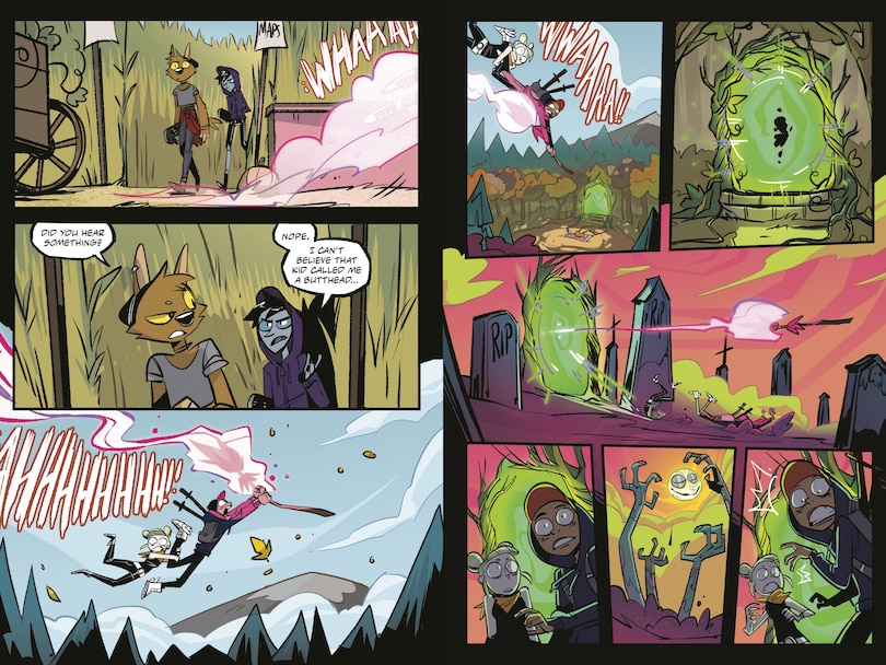 Sample content_Hellaween: Spellbent: A Graphic Novel