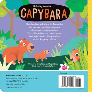 Back cover_Hello! My Name Is . . . Capybara