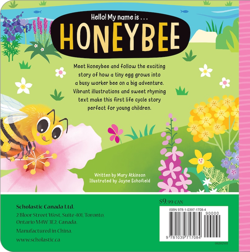 Back cover_Hello! My Name Is . . . Honey Bee