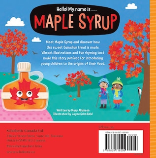 Back cover_Hello! My Name Is . . . Maple Syrup