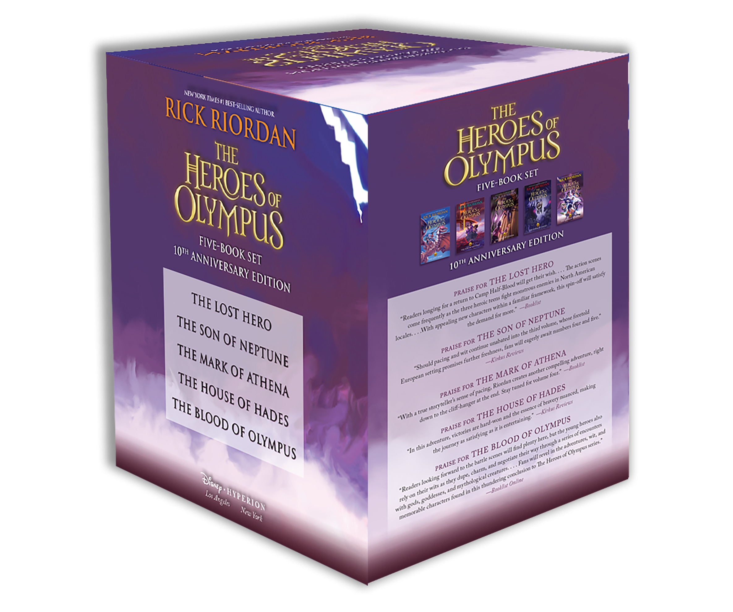 Heroes Of Olympus Paperback Boxed Set, The-10th Anniversary