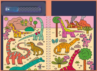 Sample content_HIDDEN WORLDWATER PAINTING DINOSAURS