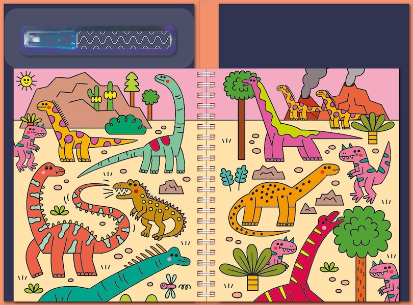 Sample content_HIDDEN WORLDWATER PAINTING DINOSAURS