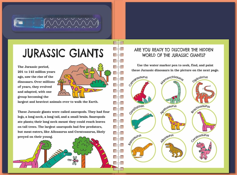 Sample content 3_HIDDEN WORLDWATER PAINTING DINOSAURS