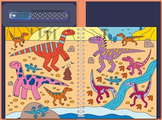 Sample content 5_HIDDEN WORLDWATER PAINTING DINOSAURS