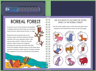 Aper&ccedil;u du contenu 3_HIDDEN WORLDWATER PAINTING LIVING FOREST