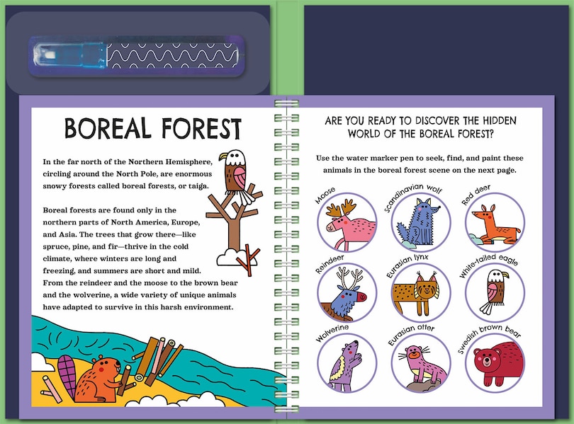 Aper&ccedil;u du contenu 3_HIDDEN WORLDWATER PAINTING LIVING FOREST