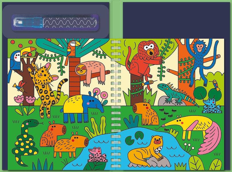 Aper&ccedil;u du contenu 5_HIDDEN WORLDWATER PAINTING LIVING FOREST